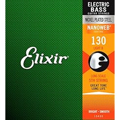 Elixir – 5ème corde pour guitares basses Nanoweb Bass 5 Cordes – 45/130 – 15430 - Les Beatles, Paul McCartney, John Lennon, RIngo Starr, George Harrison