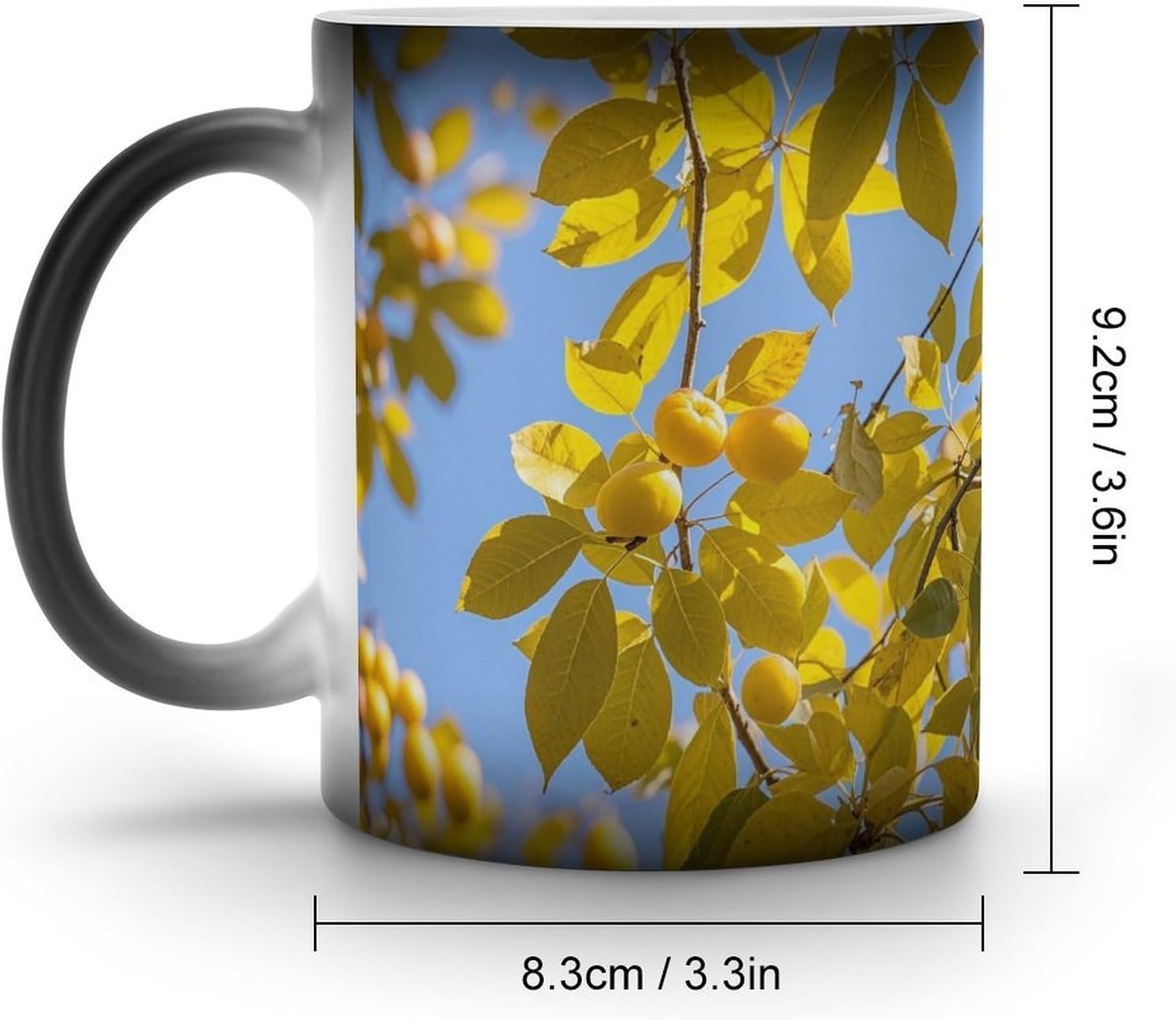 Lemon TreeLarge Discoloration Coffee Cup image 2