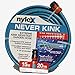 Produktbild nyleX Never Kink HeavyDuty Gartenschlauch Schlauch Wasserschlauch Blau 15 m 1/2" Zoll (12mm) mit original nyleX Verbindungsstücken - kein Knicken oder Verdrehen