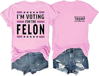 I'm Voting for The Felon T-shirt, I'm Voting for The Felon for President Shirt, I'm Voting for The Felon 2024 T-shirt