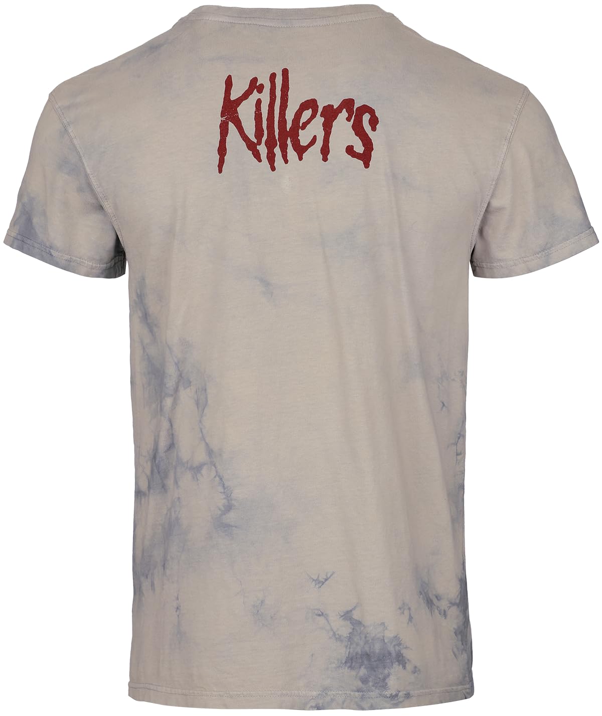 Iron Maiden Killers Hombre Camiseta Blanco-Gris Regular
