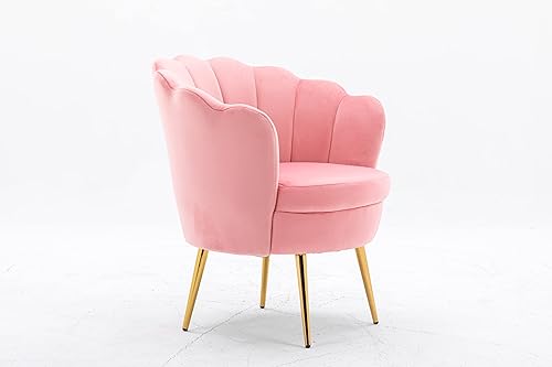 Miniatura 6 de ZOBIDO Modernas sillas de terciopelo decorativas cómodas y tapizadas para dormitorio sillones de comedor con patas de metal dorado sillas de