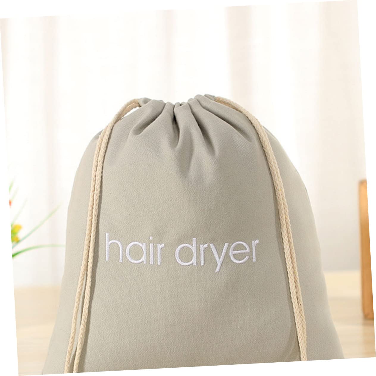8 Piezas Bolsa De Almacenamiento para Secador De Pelo Bolsas De Maquillaje Portátiles a De Secador De Pelo Secador De Pelo o con Cordón Tela Viajar Universal Secadora
