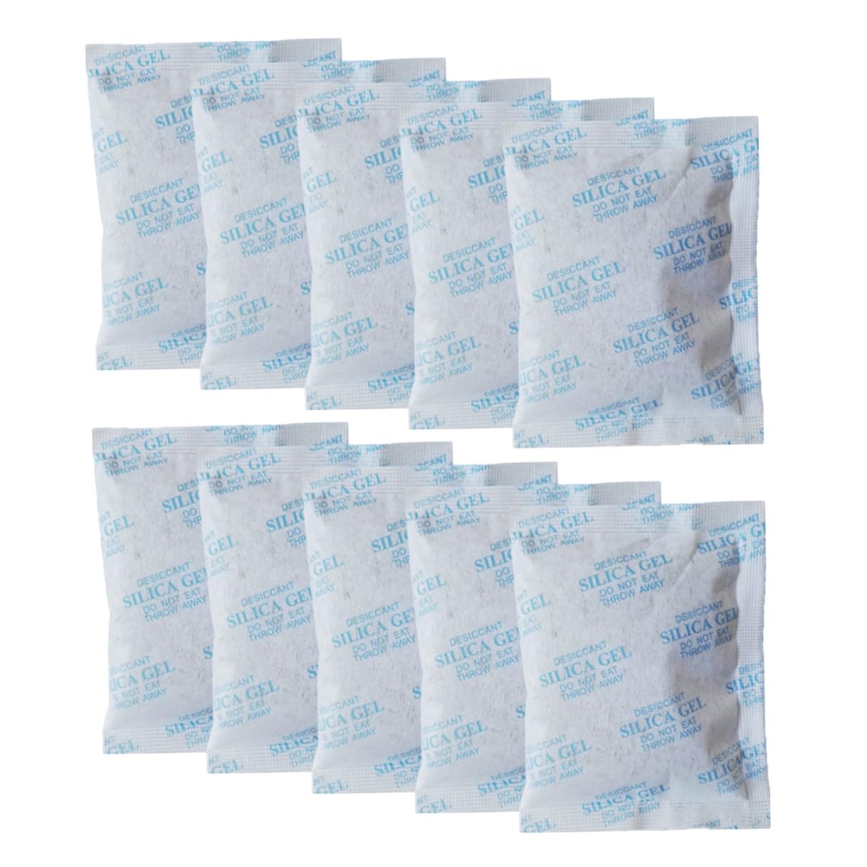 GALPADA 50 Stück Silicagel Beutel 50g Kieselgel Trockenmittel Feuchtigkeitsabsorber Himmelblau für Schrank Kleidung Schubladen