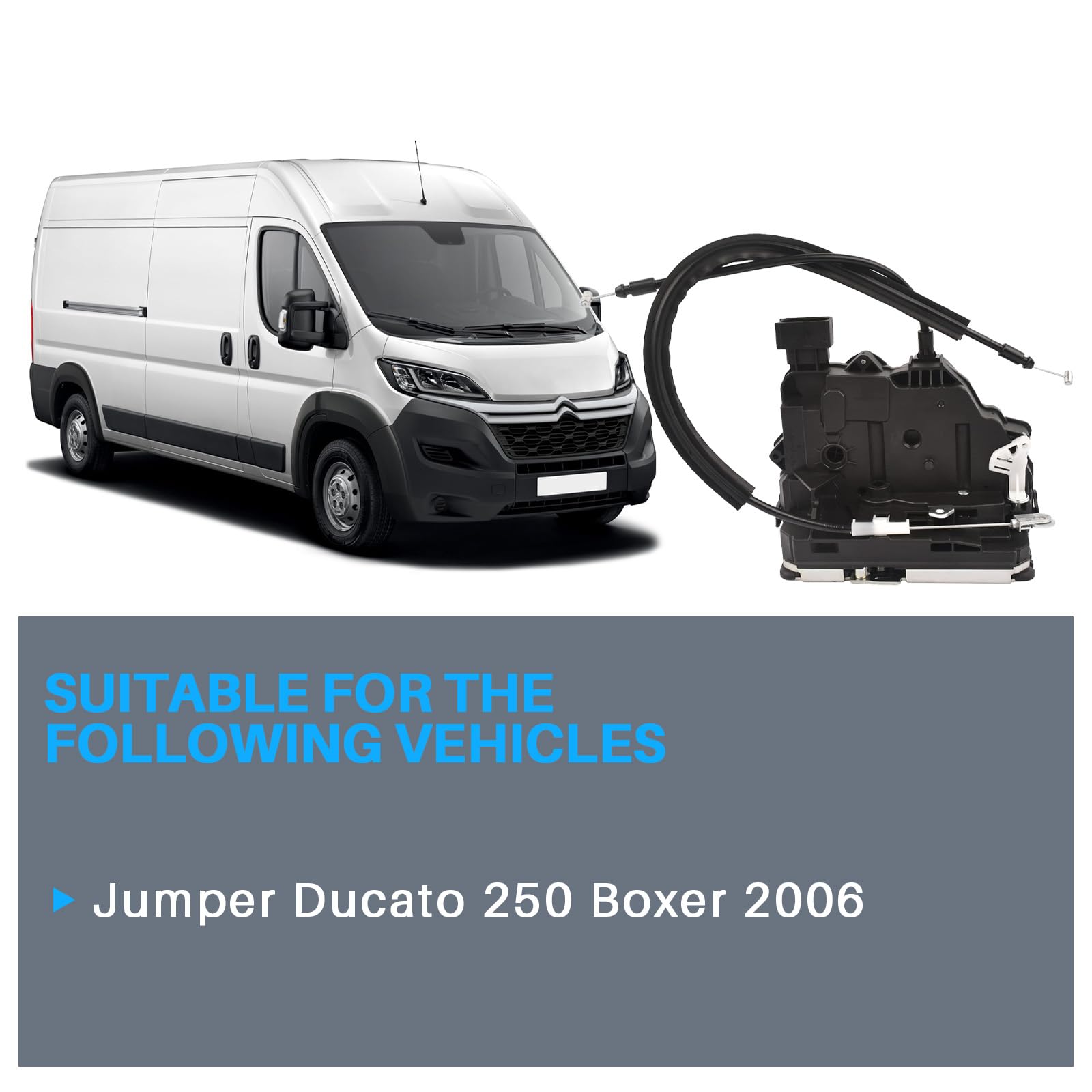 Servomotore serratura porta posteriore destra compatibile con Jumper Ducato 250 Boxer 2006, sostituzione per 1393796080 1345728080 1633561880 8719.94 871994 8719 94 8719.97 871997 8719 97