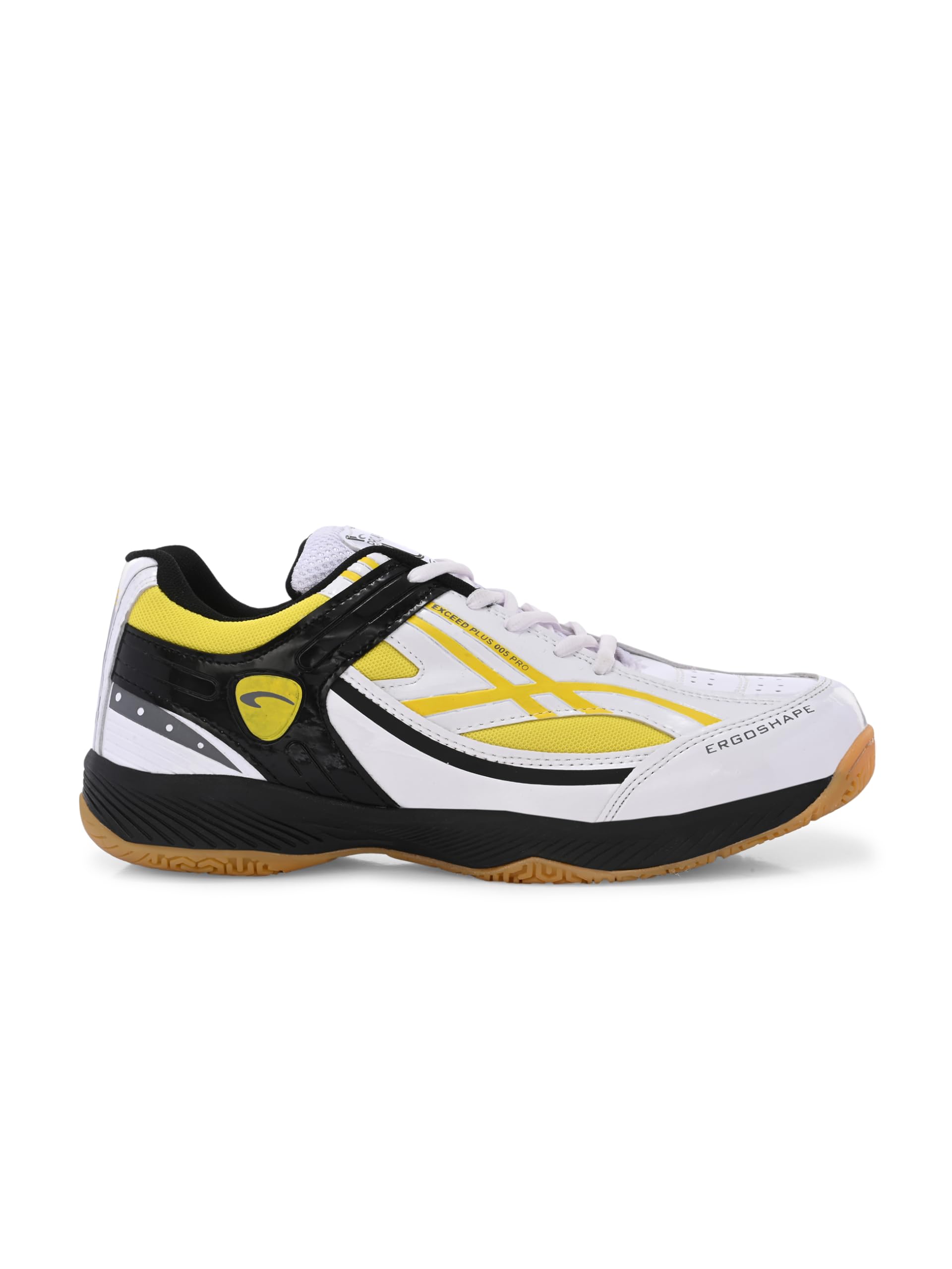 Pro ASE Non-Marking Badminton Shoes - Lightweight & Durable, Perfect for Squash, Table Tennis, Pickleball & Indoor Sports | X-Cushion, Active Grip Sole, Toe Assist | Men, Women, Unisex | Yellow,Red,Green-image-46