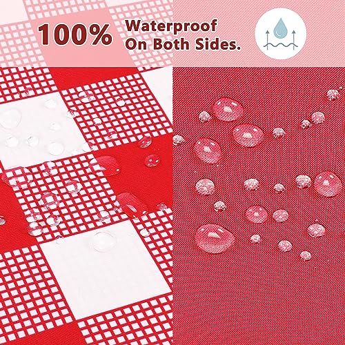 Tirrinia-60x-80-Picnic-Waterproof-outdoor-Blanket-Outdoor-Windproof-Extra-Large-Lightweight-Blanket-Foldable-Camping-Blanket-for-Travel-Family-Concerts-Plaid-Red