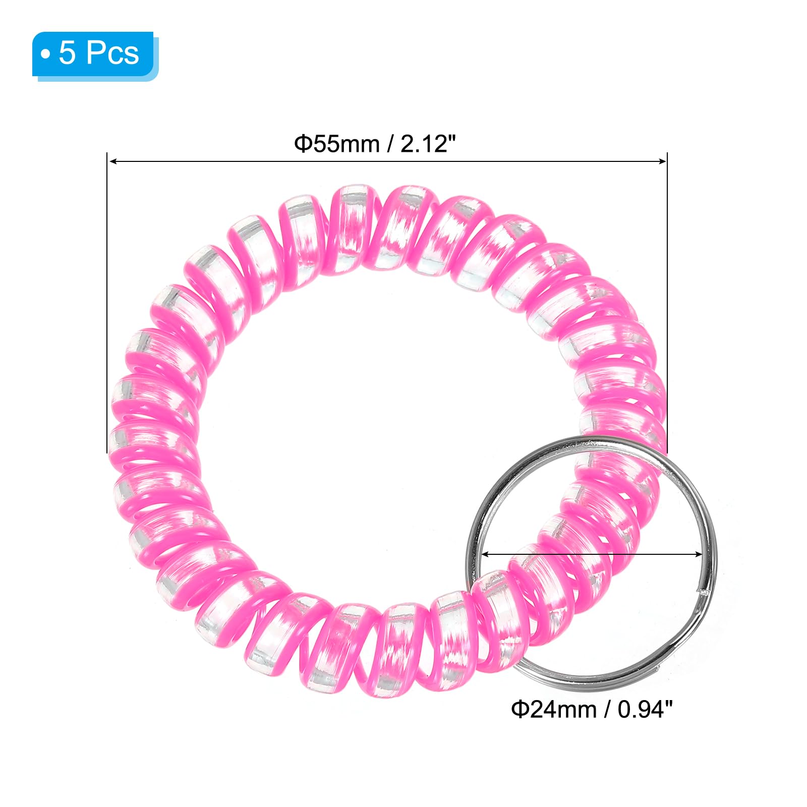 PATIKIL Stretchable Wristband Wristlet Keychain - Image 2