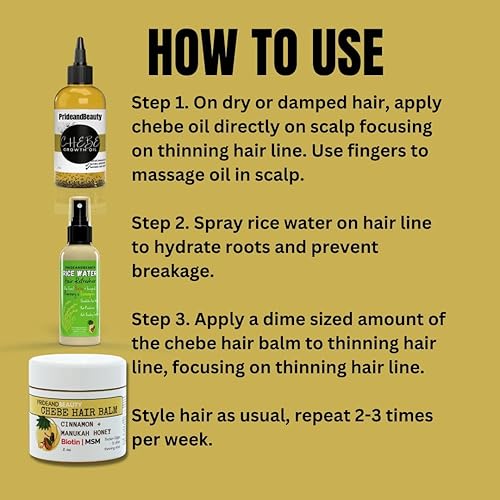 Miniatura 3 de Mantequilla Chebe para el crecimiento del cabello. Miel de manuka (biotina+MSM) Estimulante del crecimiento de la alopecia  Ideal para