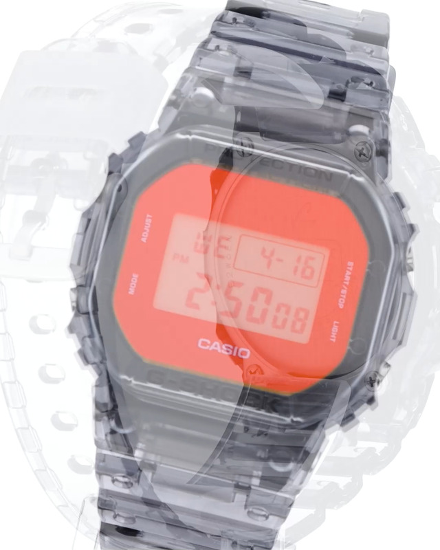 G-SHOCK デジタル腕時計 PW-5600TLS-8JFオレンジ/クリア G-SHOCK デジタル腕時計 PW-5600TLS-8JFオレンジ/クリア G-SHOCK 5600
