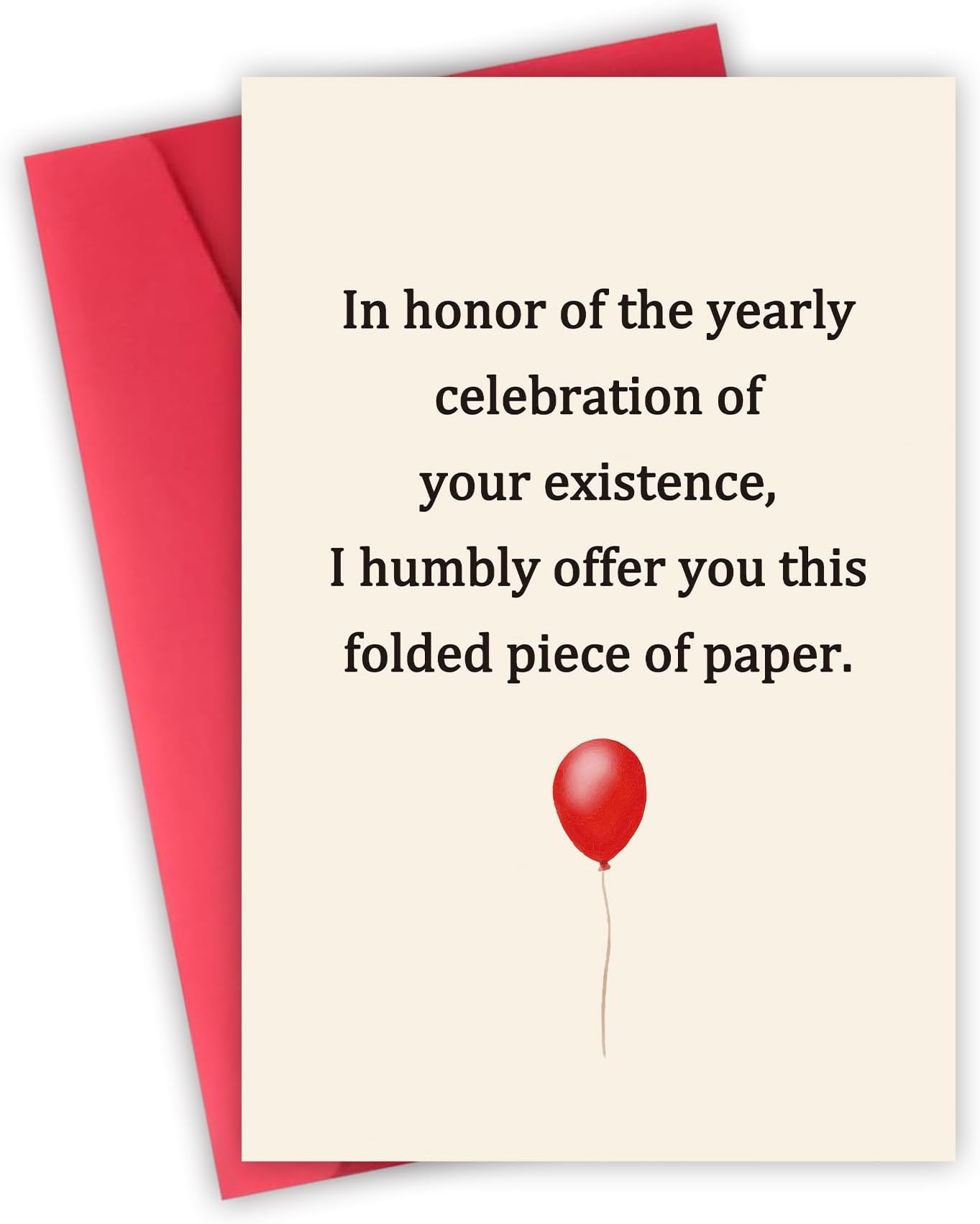 Funny Birthday Card, Funny Birthday Cards for Women, Men, Brother, Sister, Husband, Wife, Boyfriend, Girlfriend, Friends, and Anyone, Humorous Birthday Gifts