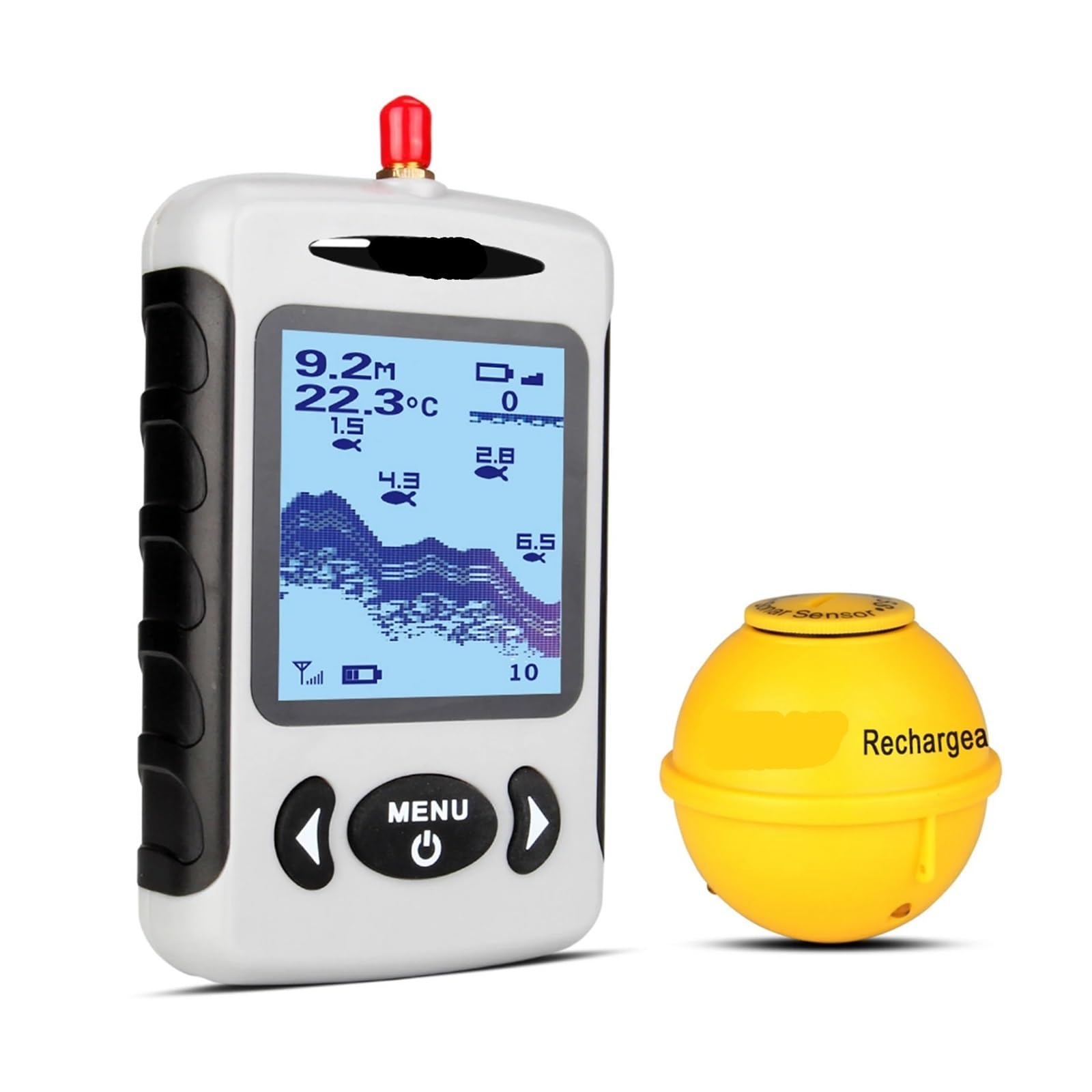 FFW718LA Sonda de Pesca portátil Profesional inalámbrica Detector Profundidad