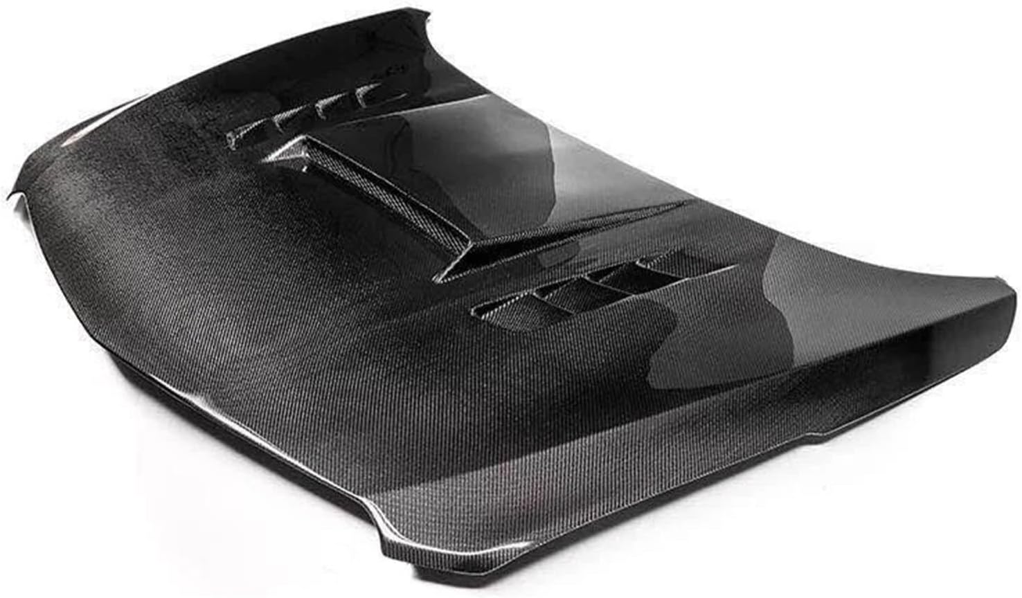 カーボンファイバーファイバーフロントエンジンVenrsボンネットフードキャデラックCT4 2018+と互換性あり