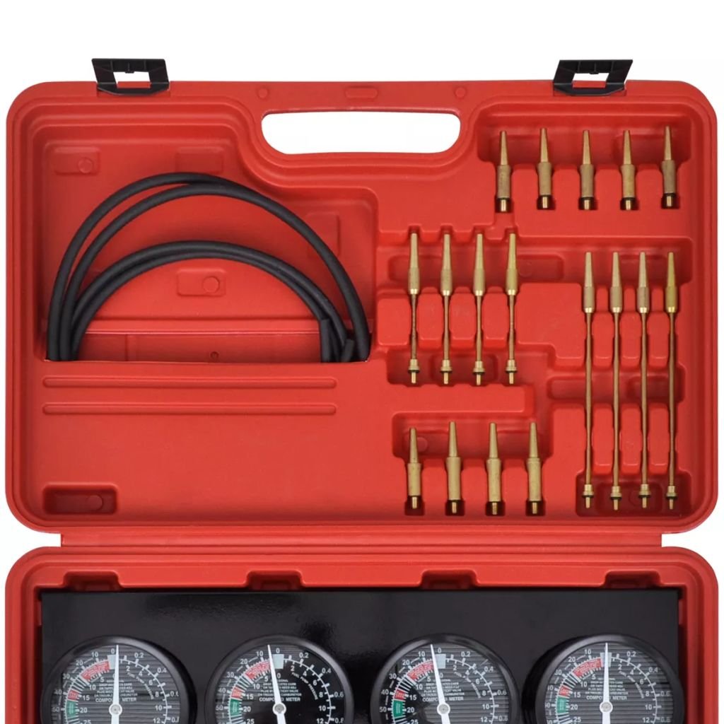 BaraSh vidaXK Herramientas medidoras sincronizador de vacío de carburador Kit de Calibre de Equilibrio de sincronización de carburador