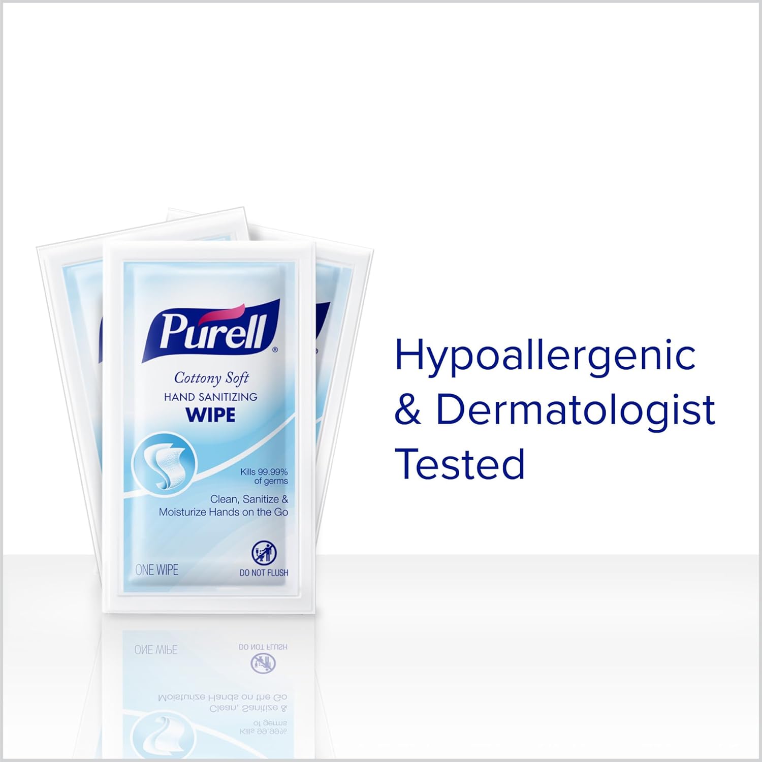 PURELL Cottony Soft Hand Sanitizing Wipes 1000 Individually Wrapped Hand Sanitizing Wipes in Bulk Packed Shipper - 9026-1M