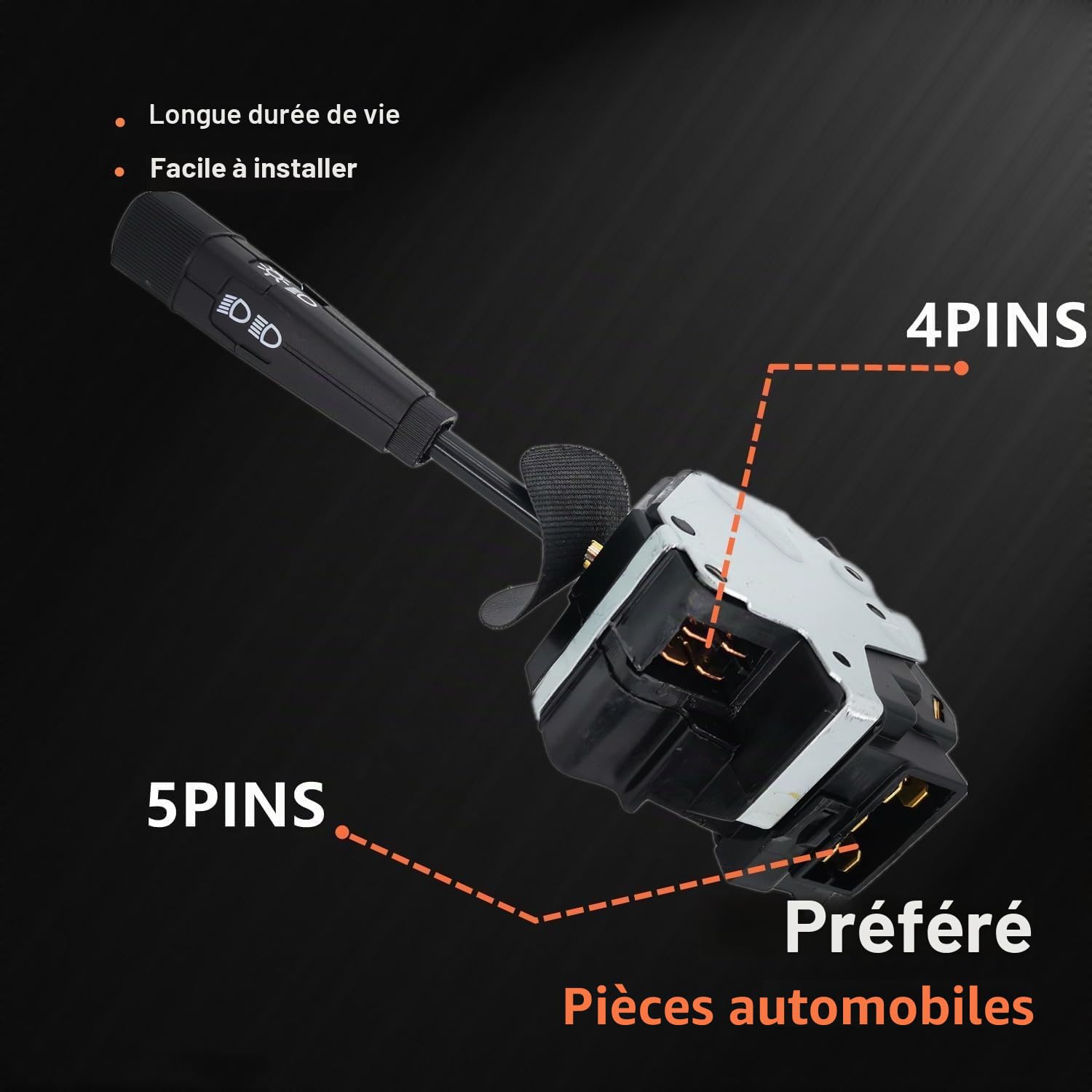 Commodo Commande Volant Clignotants Commutateur Colonne Direction pour Renault R9 R11 Express Rapid Kasten Super 5 7700760825 7700711171 7700760826 7700779566 251104