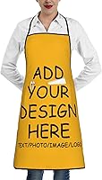 Vista 13 de Personalized Aprons For Women Men Custom Apron With Pockets Picture Text Logo