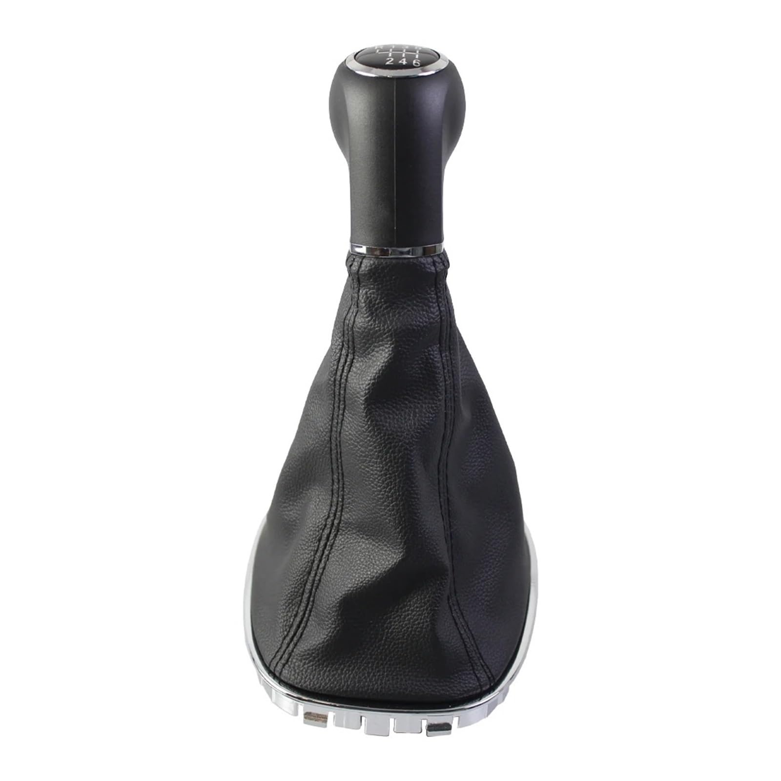 Qmtvfsrh 6 Speed Car Gear Shift Knob Manual 5/ Gear Shift Knob Gaiter Boot For Opel For Vauxhall For Corsa D For S07 For E X15 Pu Plastic(6 Speed)