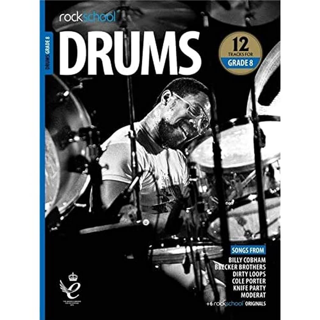 Rockschool Drums Grade 8 (2018) Paperback – 29 Aug. 2018