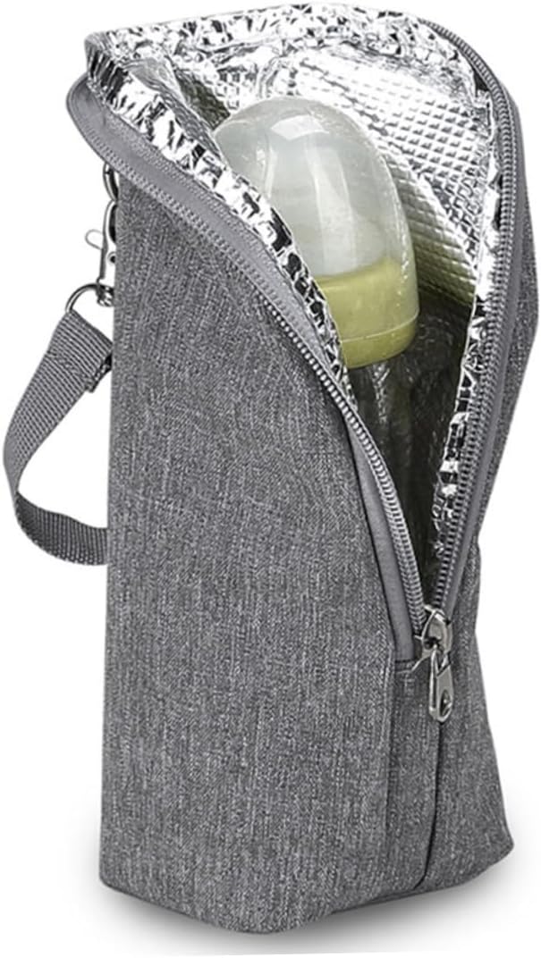 Sosoport 2pcs Insulated Bottle Bag for Baby Food Storage Portable Milk Bottle Thermal Function for Travel