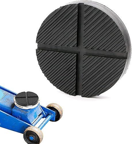 Miniatura 6 de 1 bloque de goma de soporte para gato de piso de automóvil, clip adaptador de almohadilla de disco ranurado en cruz, abrazadera de soldadura lateral