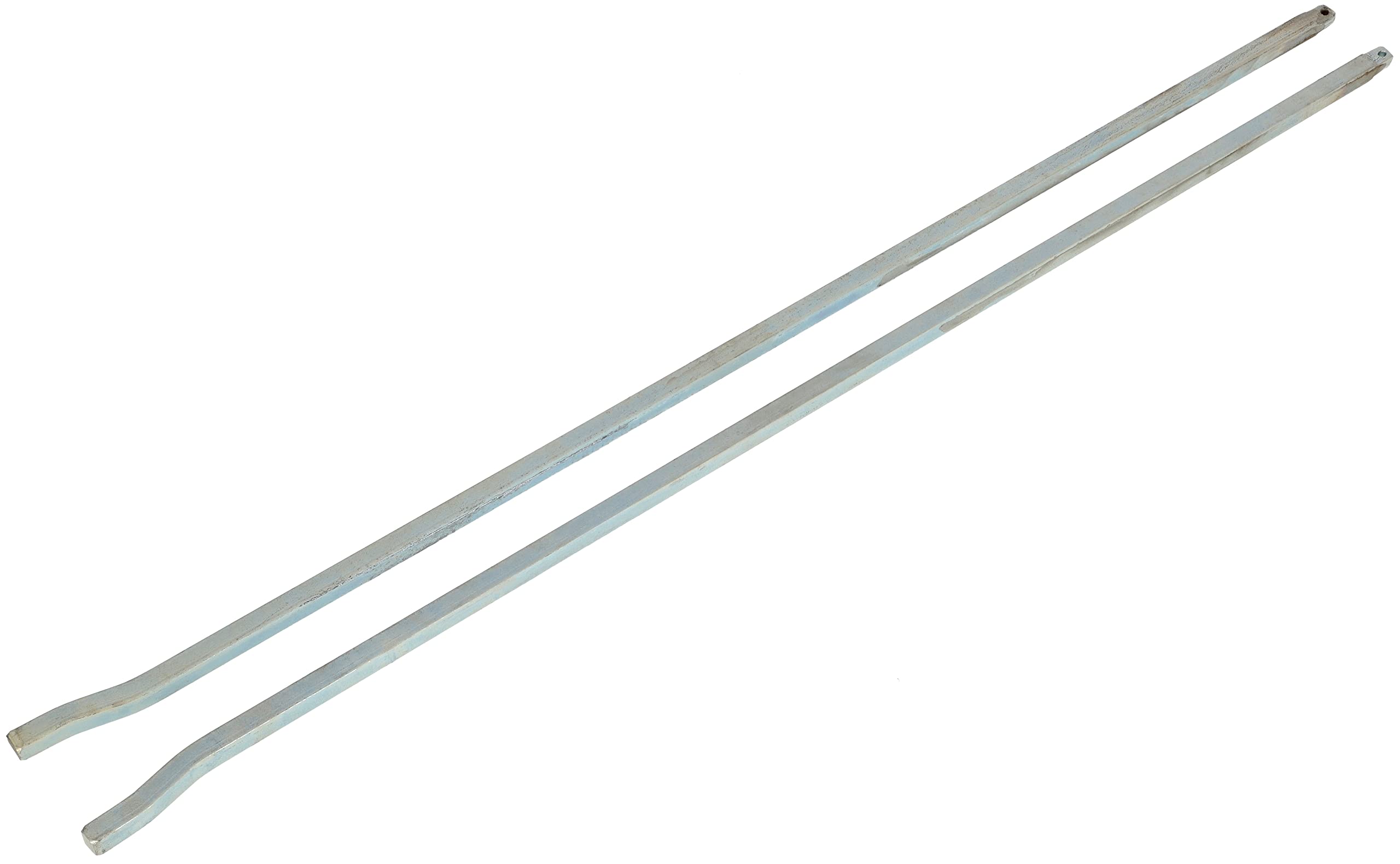 KOTARBAU® Cerradura de puerta de garaje galvanizada para puertas osciladas, 215 cm, color blanco