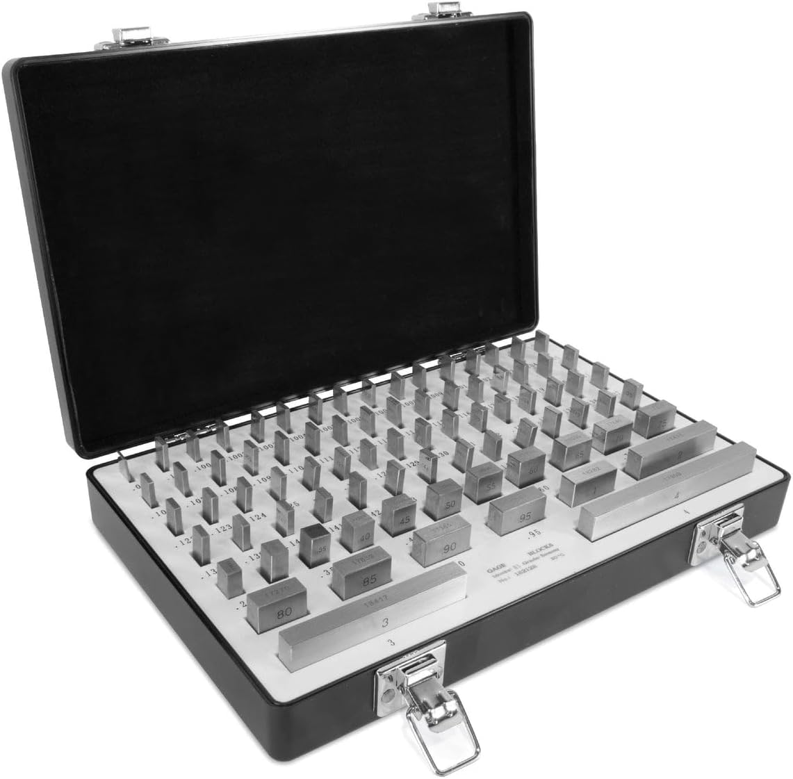 WEN 10481 81-Piece Steel Gauge Block Set with Case