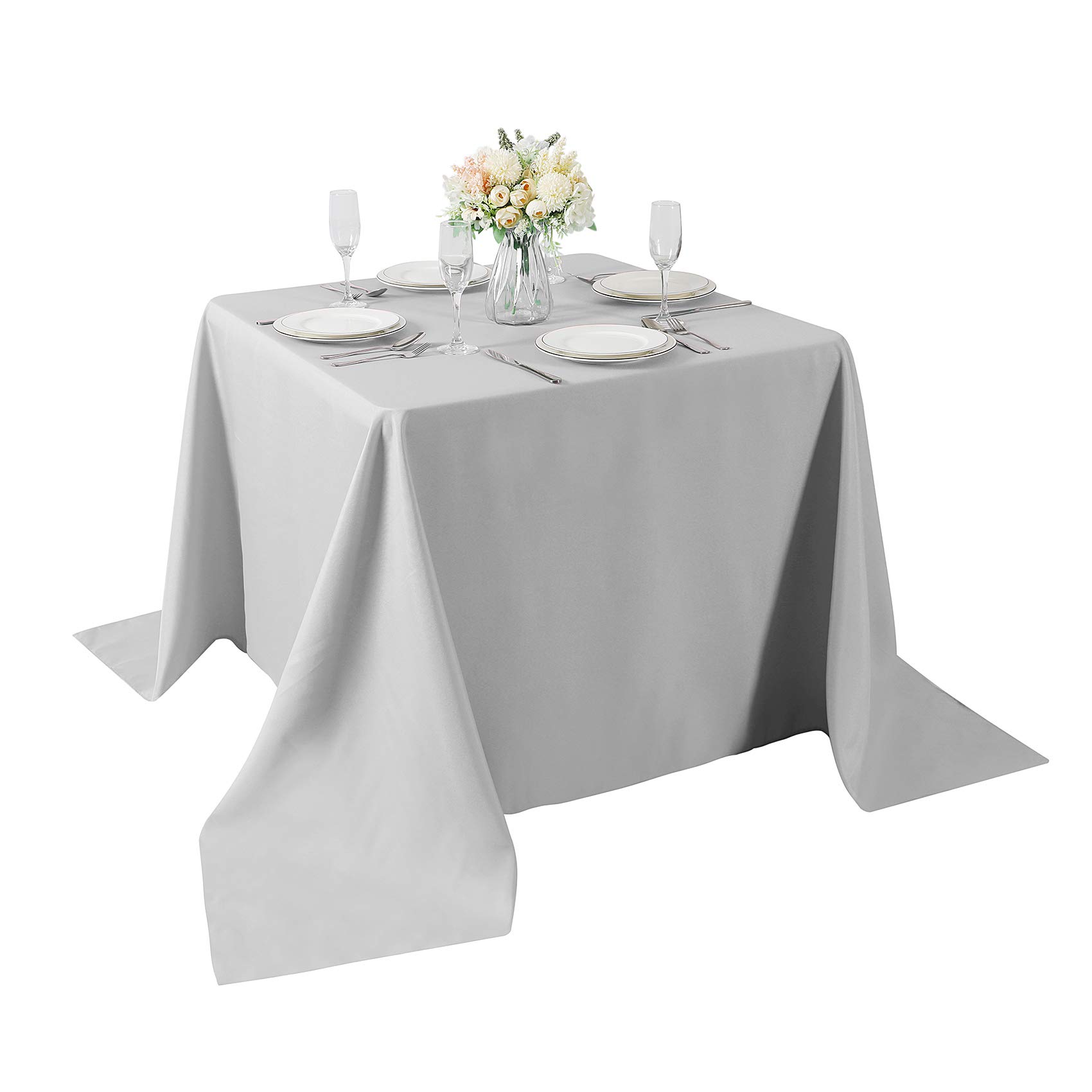 Cupuamon Square Tablecloth 90x90 inch Washable Polyester - tablecloths | Mubboo
