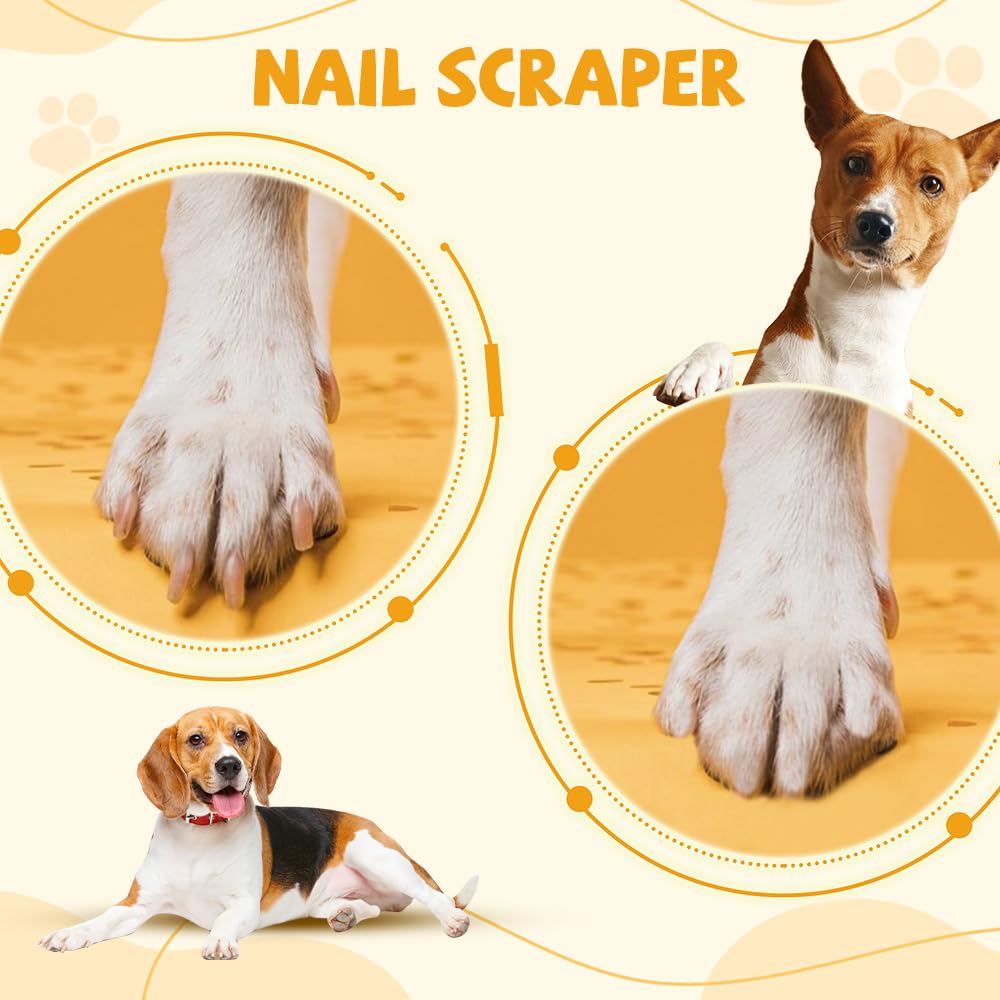 hoehew Tabla para rascar uñas de perro, almohadilla gruesa para rascar para uñas, papel de lija autoadhesivo, amoladora de lima de uñas, tabla de cortar uñas para perro, juguete para rascar (2)