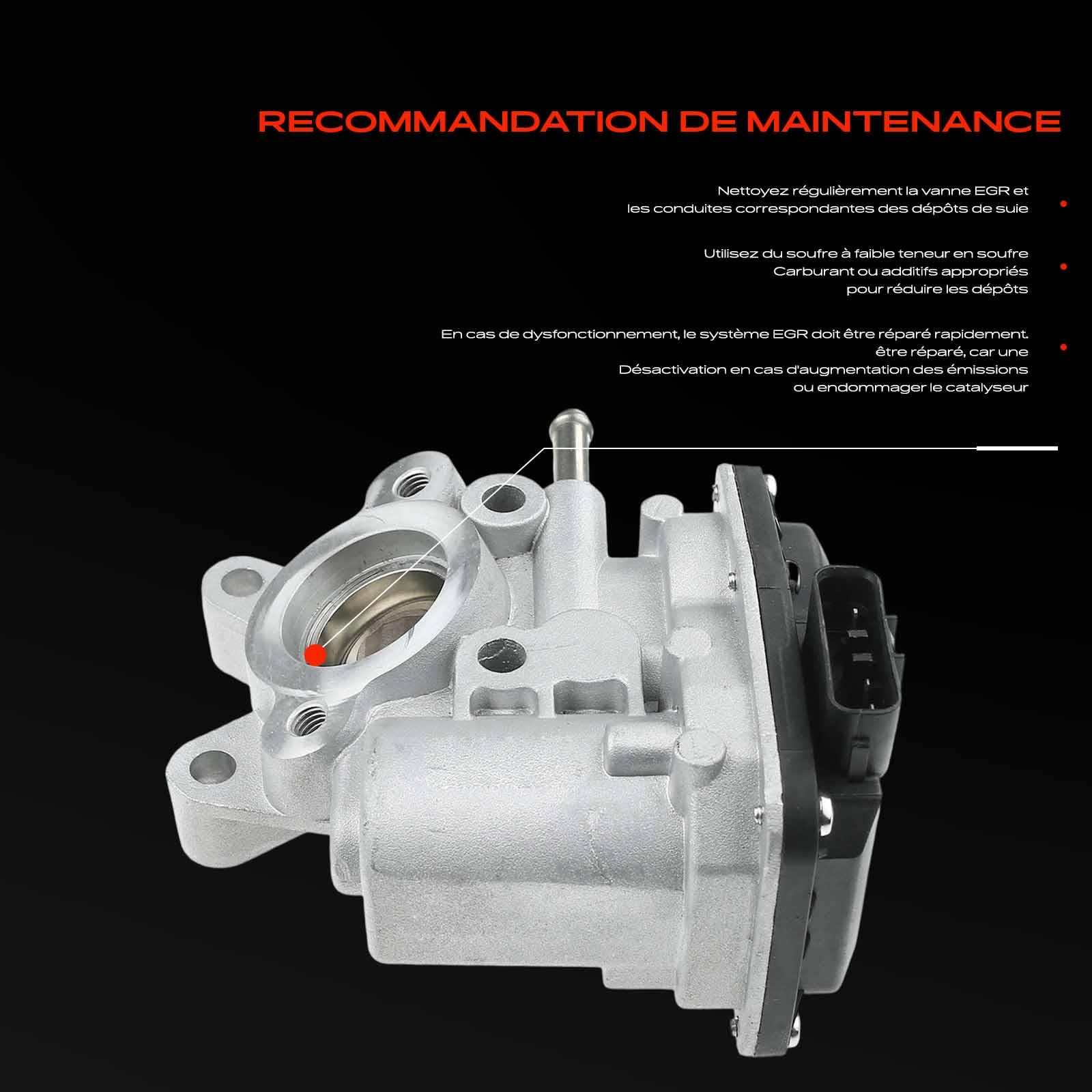 Frankberg Vanne EGR (recirculation des gaz d'échappement) 14710-EC00B