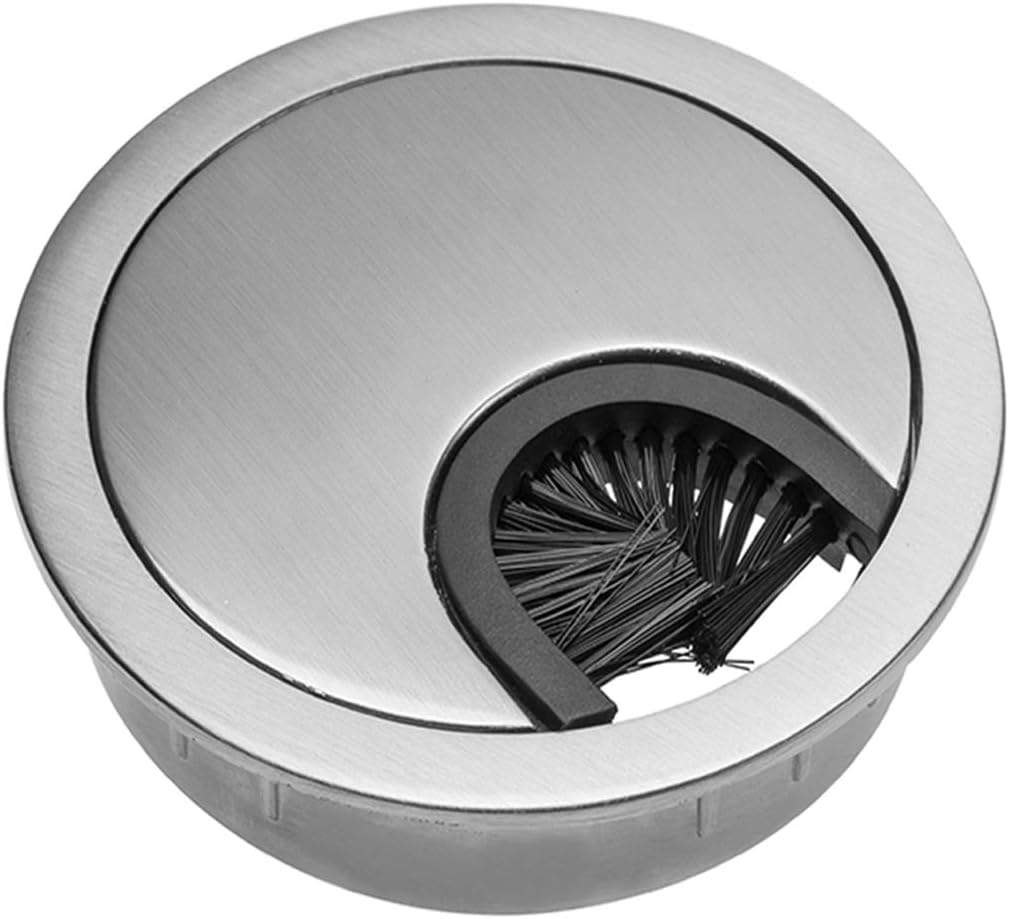 Mprofi Computer Metal Grommet for Desk Table Cable Tidy 90 mm - INOX