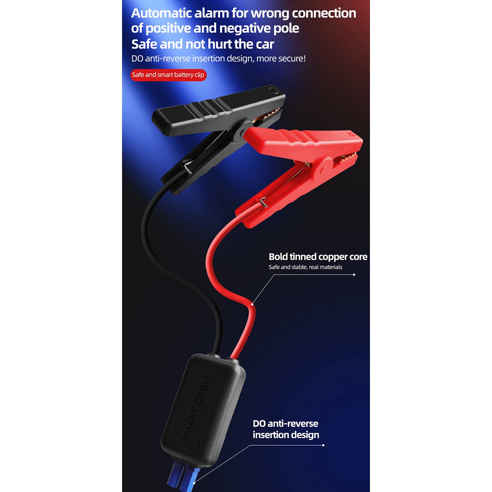 Car Jump Starter 8000mAh 600A Dispositivo di Avviamento di Emergenza Portatile Power Bank 12V Auto Booster Dispositivo di Avviamento Batteria con Luce a LED per Veichle