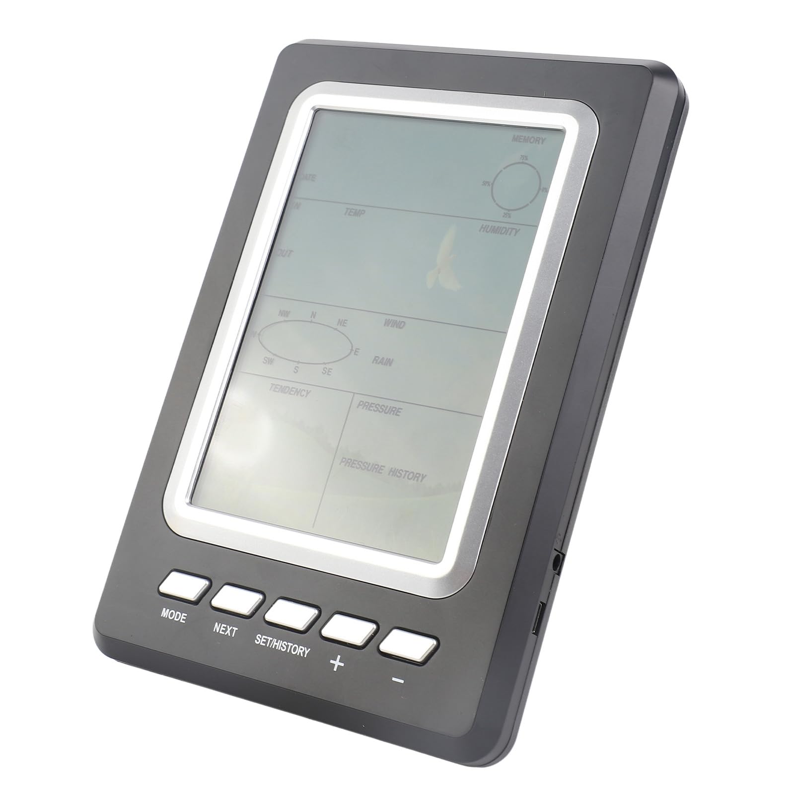 Stazione di Previsioni Meteorologiche LCD Retroilluminato con Sensore Wireless per gli Appassionati di Strumenti Meteorologici