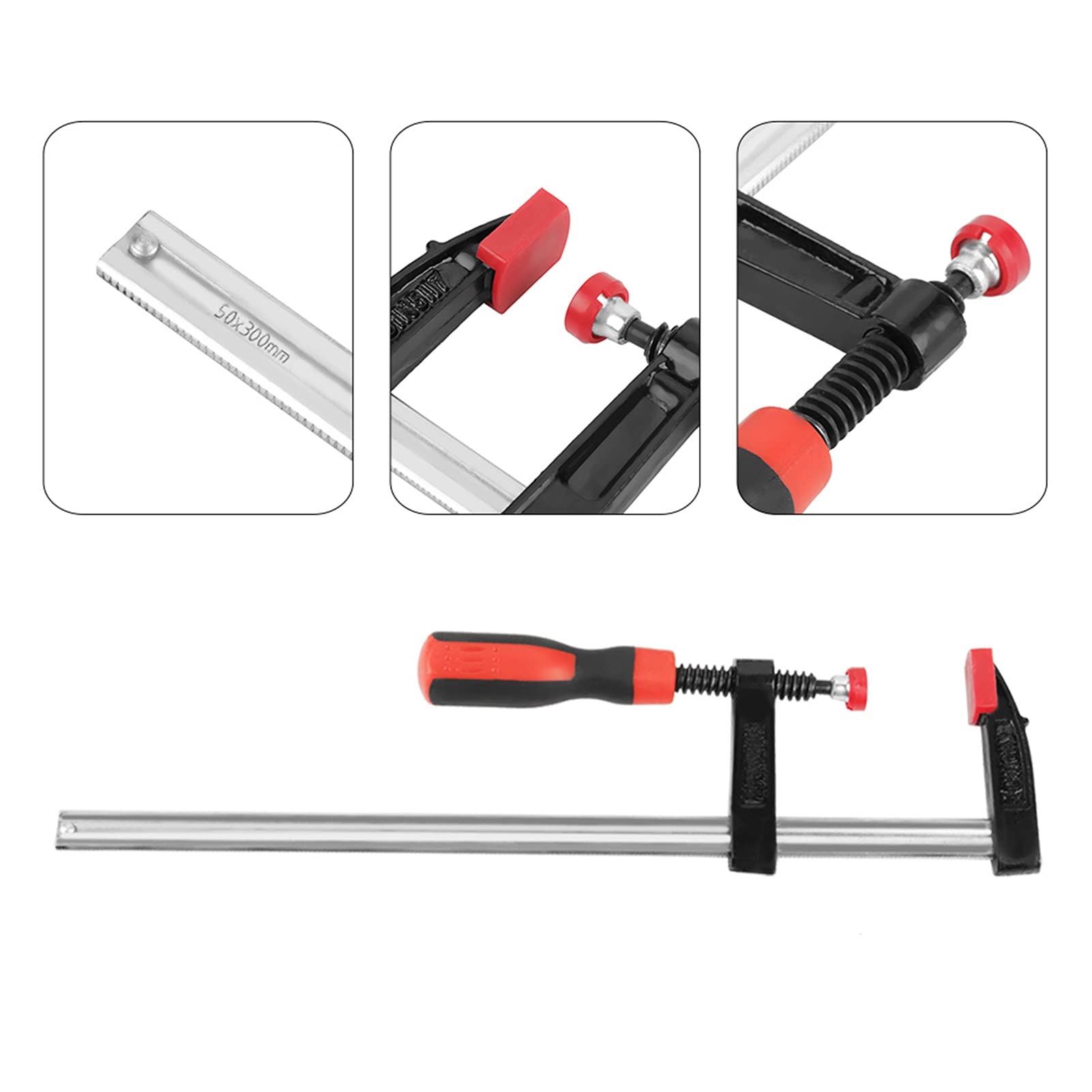 Spurtar 8 Pezzi Morsetti Da Falegname 150 Mm E 300 Mm Morsetti Per - Foto 11