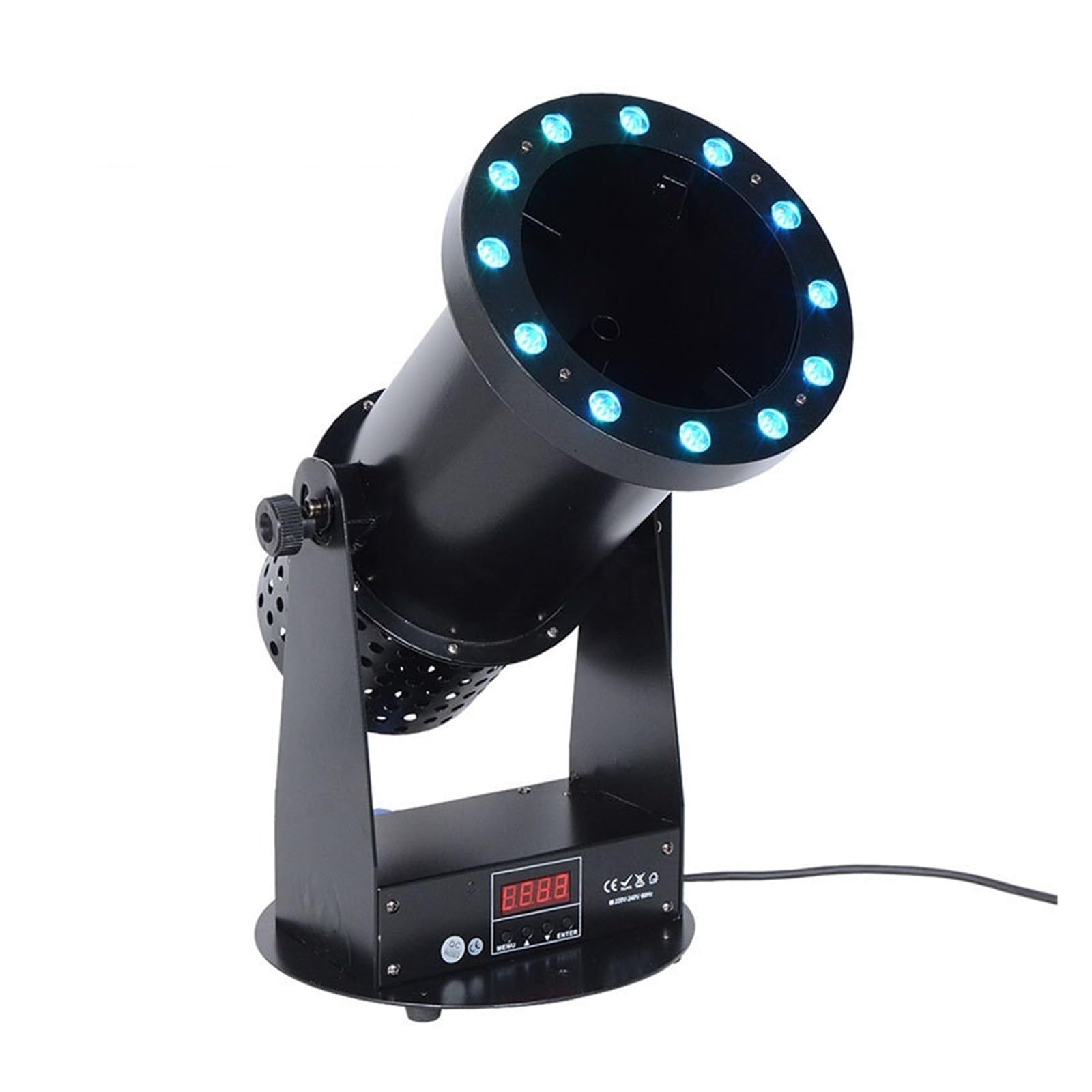 Maszyna do konfetti, Maszyna strumieniowa konfetti LED Co2 na wesele sterowanie scena konfetti Blaster Cannon Paper Shooter na imprezę uroczystości Jet 4-5m