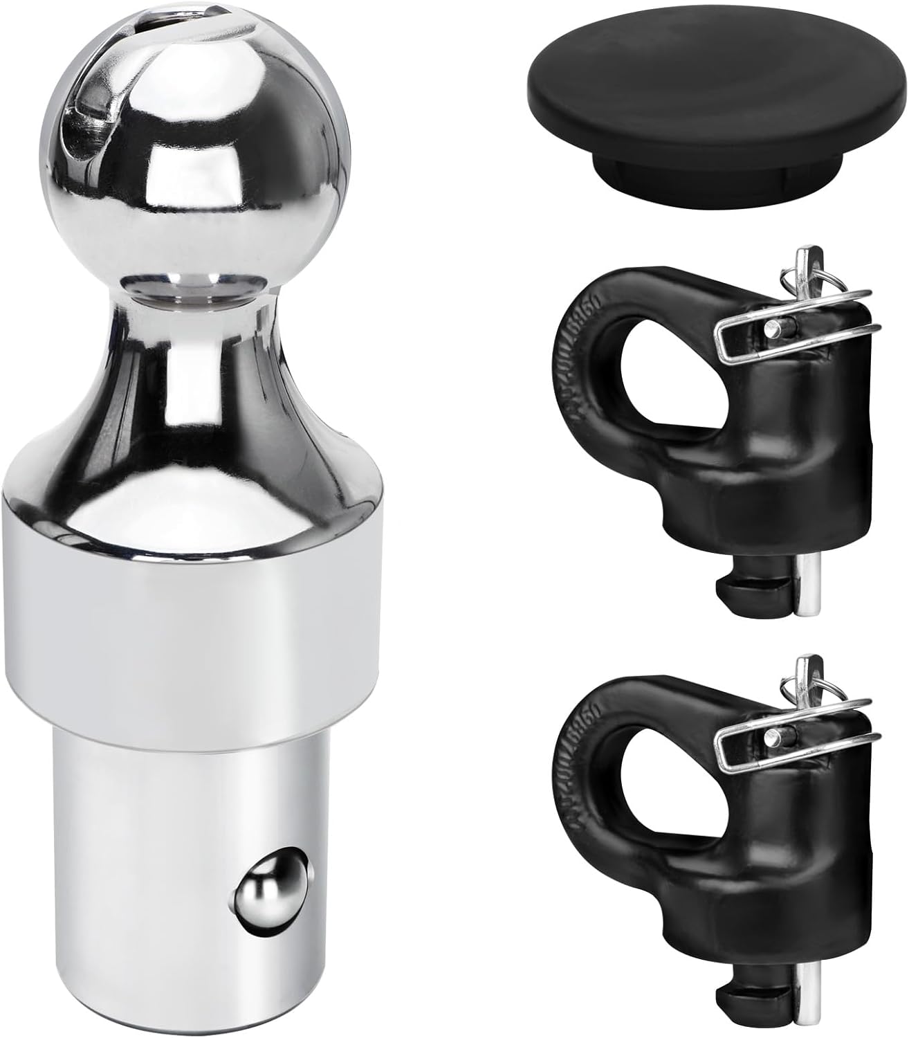 Chaoos 60692 Puck System Gooseneck Hitch Ball Kit, 2 5/16