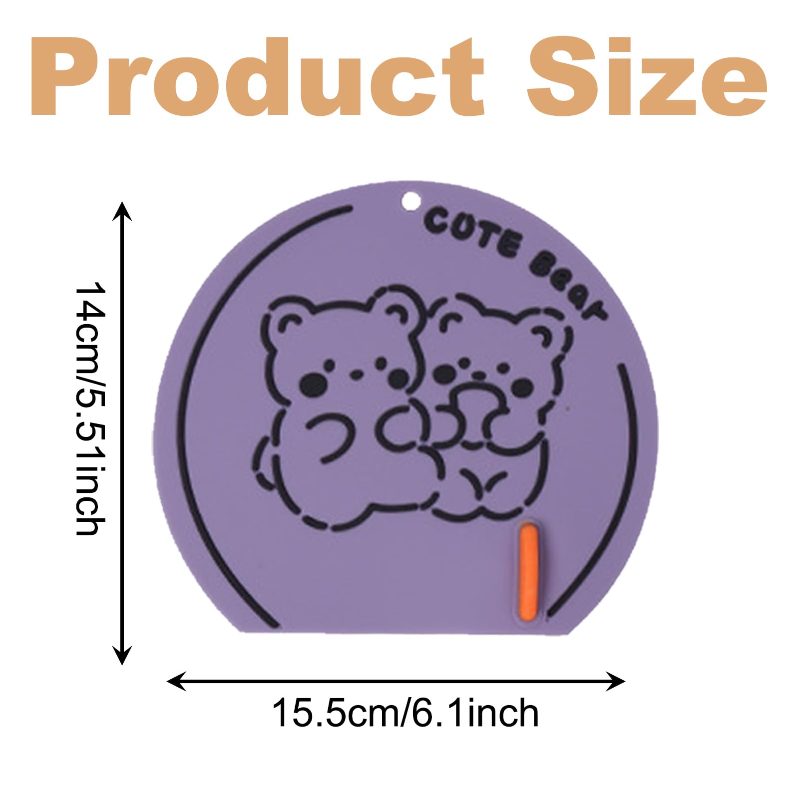 KASESSS 3 Pcs Silicone Bath Plug, Kitchen Sink Plug, Bear Bath Plug Replacement, Flakes Sink Plug - Image 2