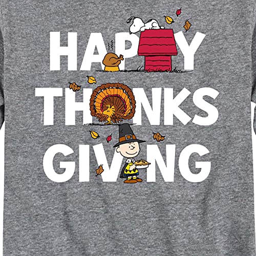 HYBRID APPAREL - Peanuts - Happy Thanksgiving Icons - Toddler and Youth Long Sleeve Graphic T-Shirt3
