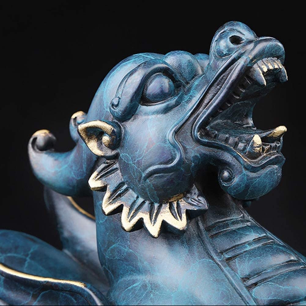 Amazon.co.jp: 彫刻の装飾品 真鍮製の棚用オーナメント 風水 ブロンズ