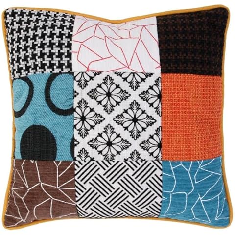 Coussin Patchwork Multicolore Paris Prix Cover