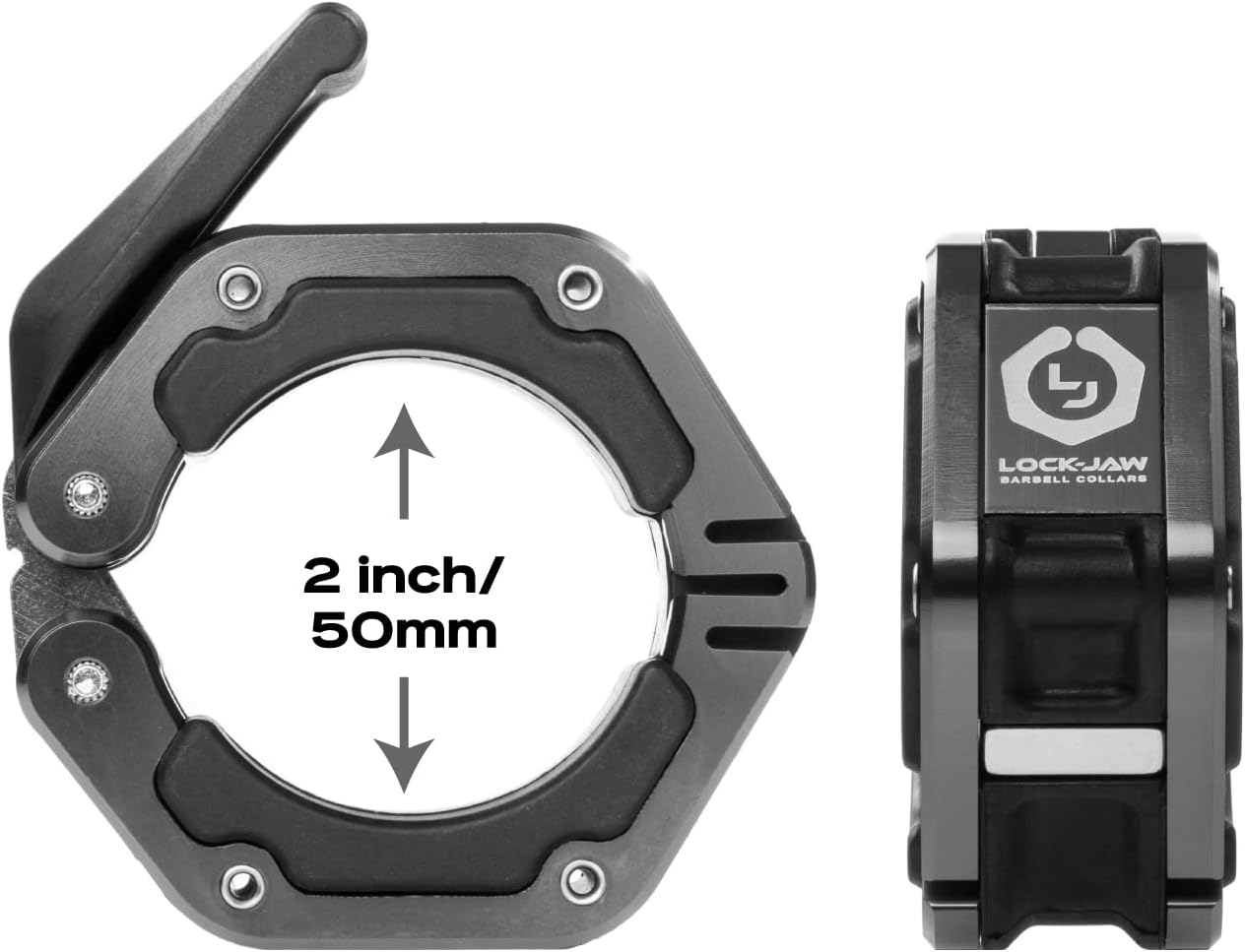 Lock-Jaw Flex Quick Release Aluminum Barbell Collar with Magnet