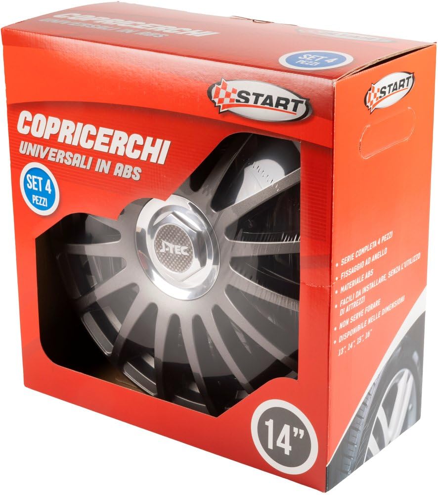 Start Juego de Gorras Grand Prix R de 14 Pulgadas en Caja