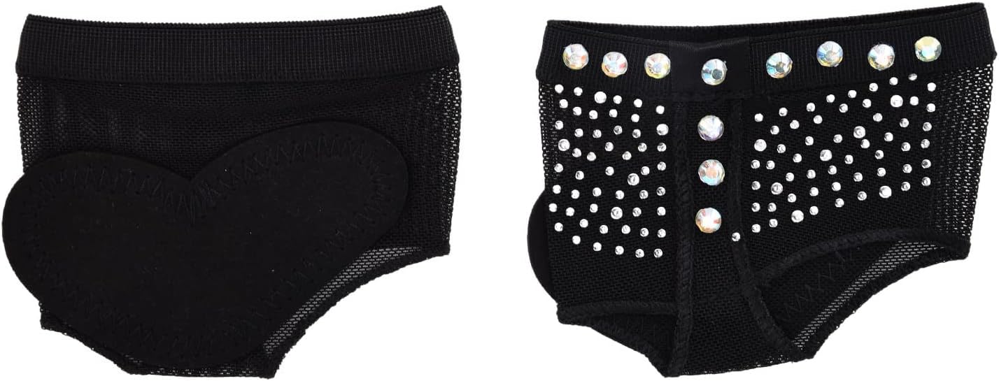 MeiyyaDance Paws Pad, Fine Workmanship Comfortable Durable Dancing Thong Simple Operation Exquisite Beautiful Wide Application for Belly Dance for Ballet(M/36~37 yards)