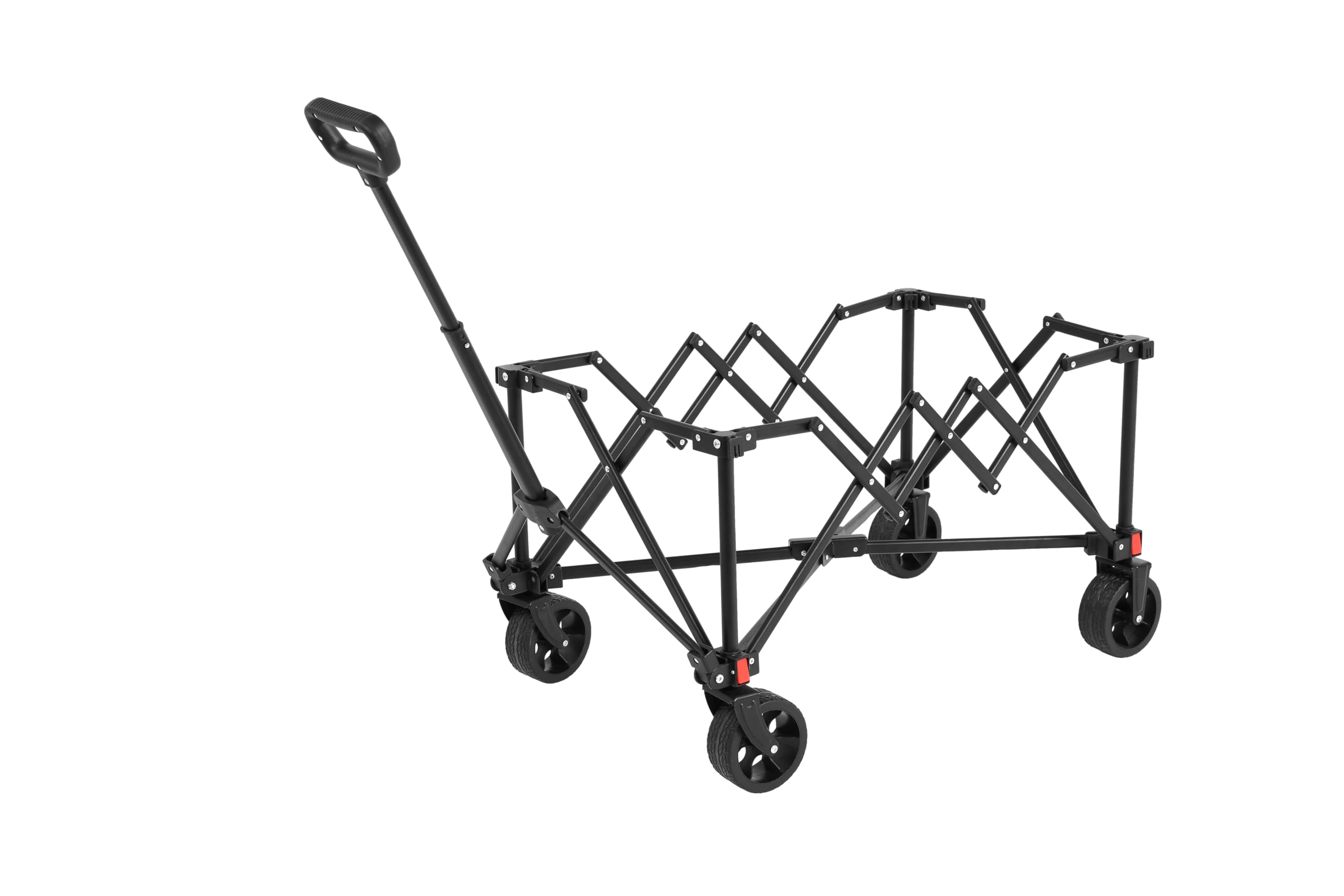 Gecheer Carrito Plegable Todo Terreno con Ruedas - 80L, Diseño Rápido de Montaje y Plegado, Asa de Rebote Automático, 132 lbs Límite de Peso