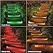 VOLISUN Solar Stair Lights 6 Pack, 7 Fixed Colors, Solar Step Lights Outdoor Waterproof IP67, LED Outdoor Step Light, Deck Light Outdoor Decor for Garden Stair, Front Step, Porch and Patio