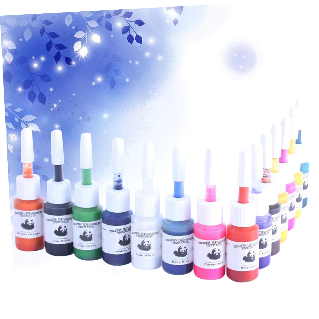 minkissy 42stücke Teiliges Pigment Set Sichere Mehrfarbige Körperfarbe Für Professionelle Anwendungen Für Künstler Und Körperkunst Pro Flasche