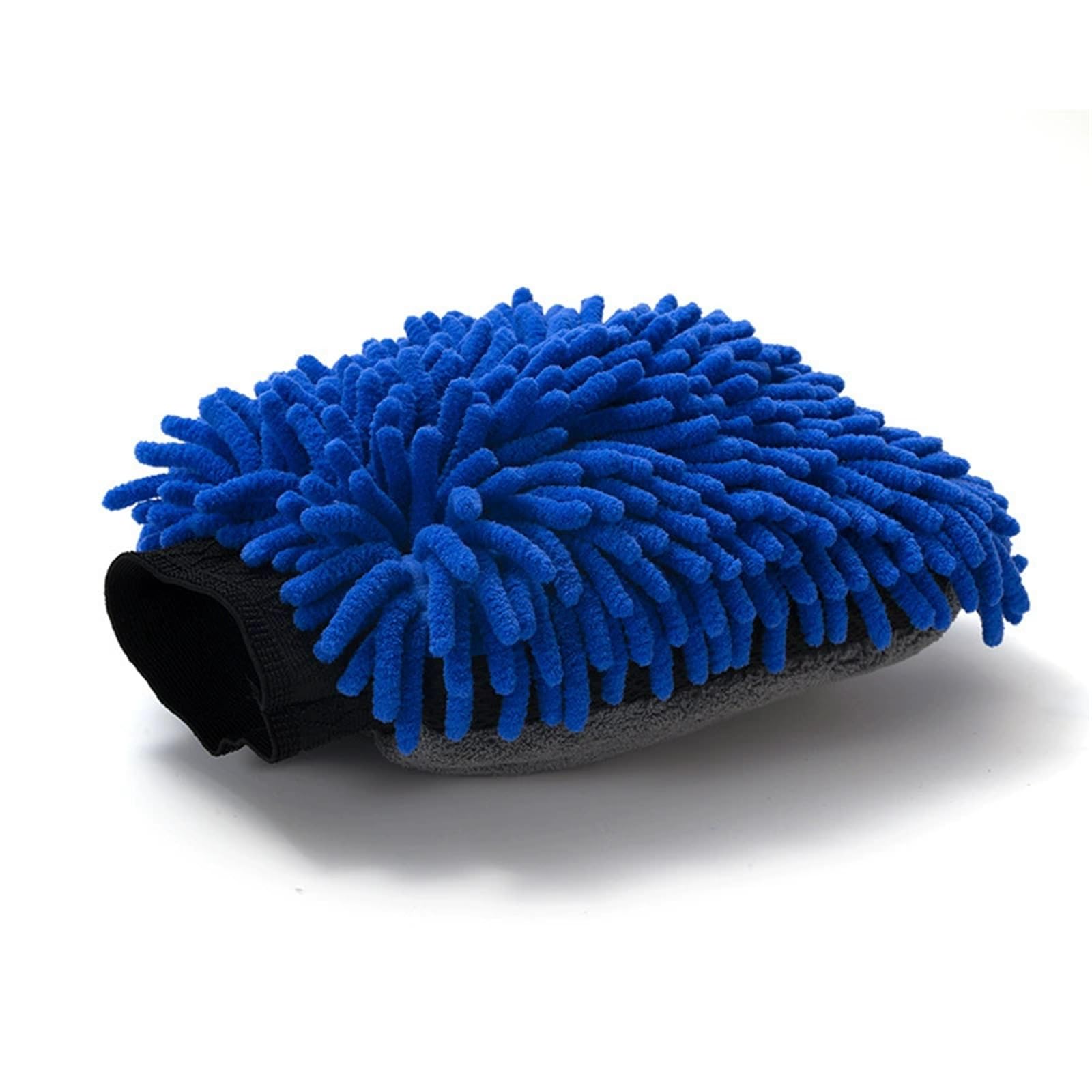 Waschhandschuh Auto Mikrofaser-Autowaschhandschuhe, wasserdichter Handschuh, weiche Netzrückseite, doppelseitiger, Wachs-Detaillierungsbürste, Reinigungswerkzeug(Color 1,5Pcs)