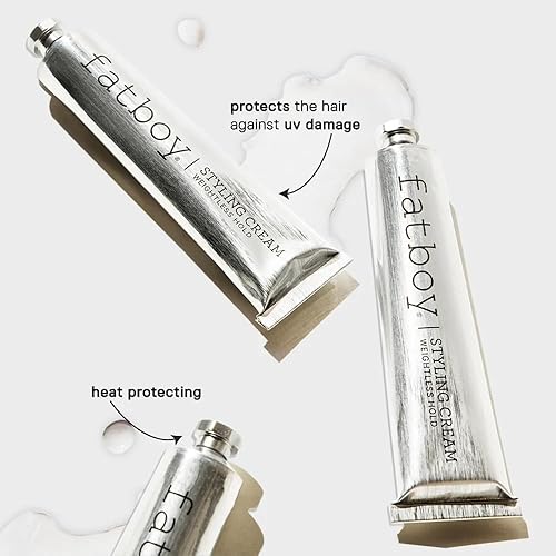 Miniatura 6 de Fatboy Hair Crema de peinado, fijación flexible media para engrosar el cabello, acabado crujiente y flexible, todo tipo de cabello, 3.4 onzas