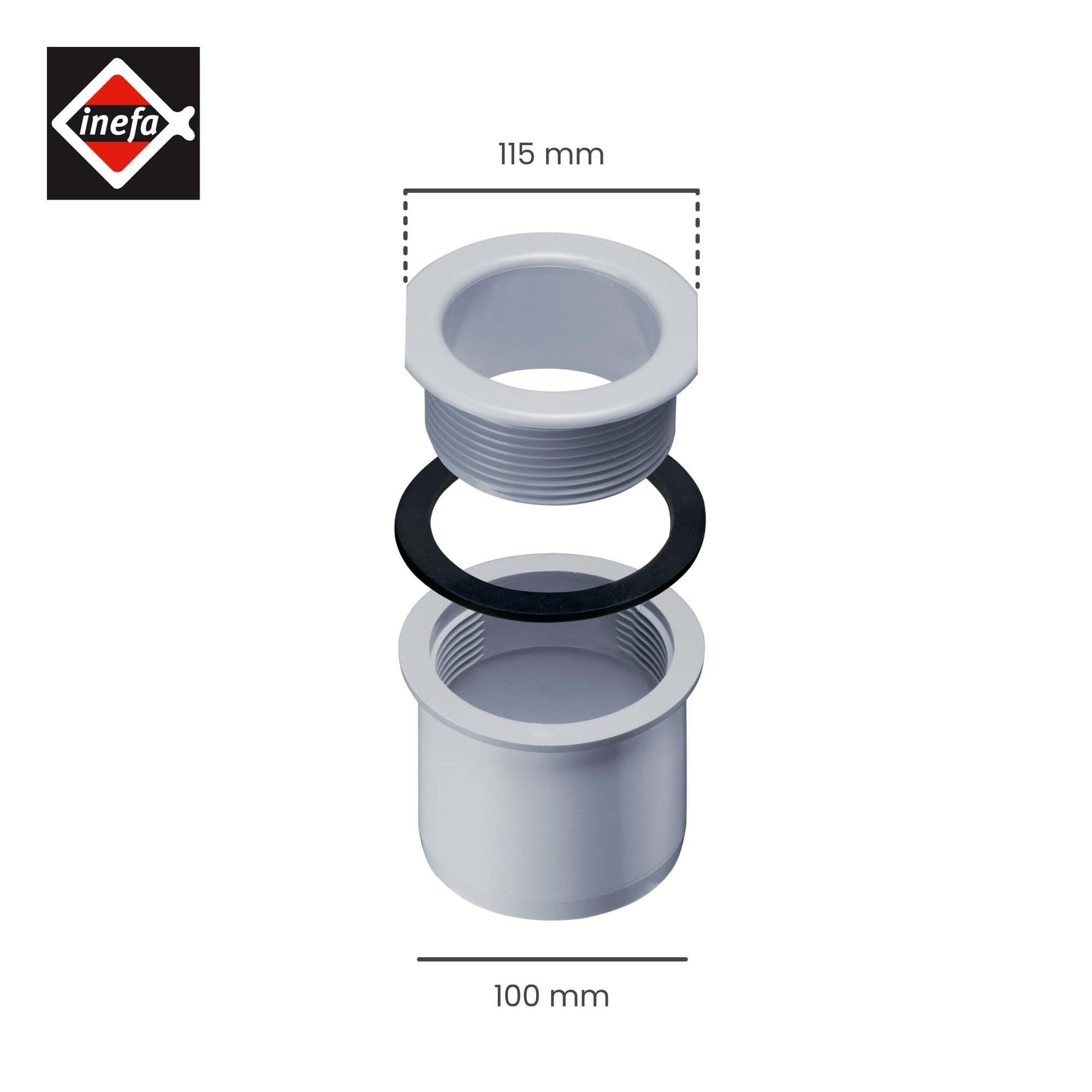 Scatola Di Scarico Per Grondaie DN 110 - Grigio, Facile Installazione Per Acque Piovane - Foto 13