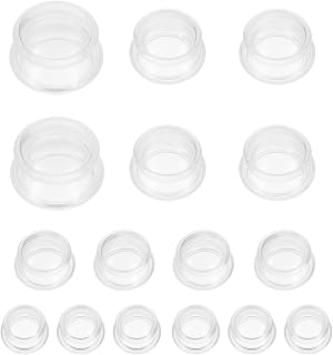 PRETYZOOM 16pcs Silicone Vacuum Cupping Set with 4 Sizes for Body Massage